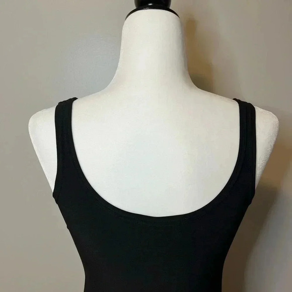 Sympli Bodycon Mini Black Tank  Dress - Picture 6 of 7
